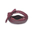 Lizbeth Woven Knot Clutch - Urban Expressions - Merlot